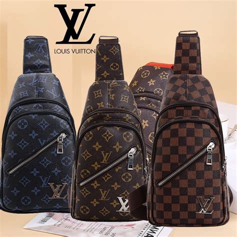 lv chest bag men's|louis vuitton men bag black.